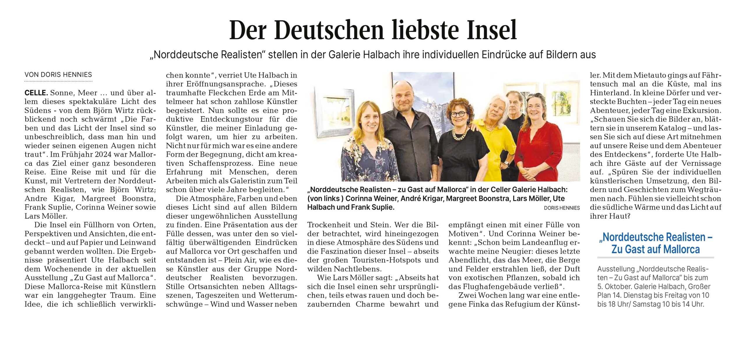 Cellesche Zeitung Galerie Halbach